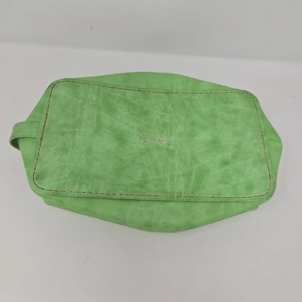 Vintage FLIP‎ TOP Valet Kit by ST. THOMAS Green 1970's Mid Century